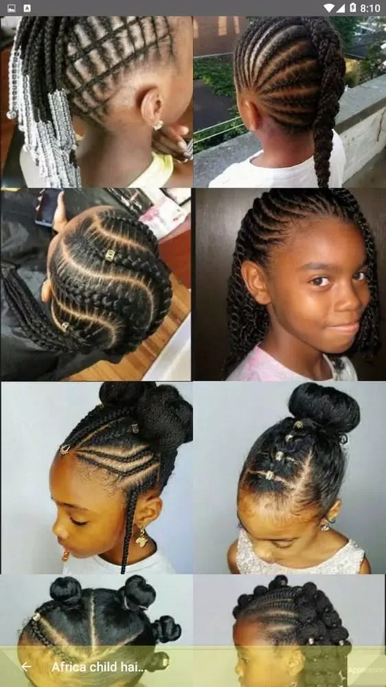 Africa child hair braided应用截图
