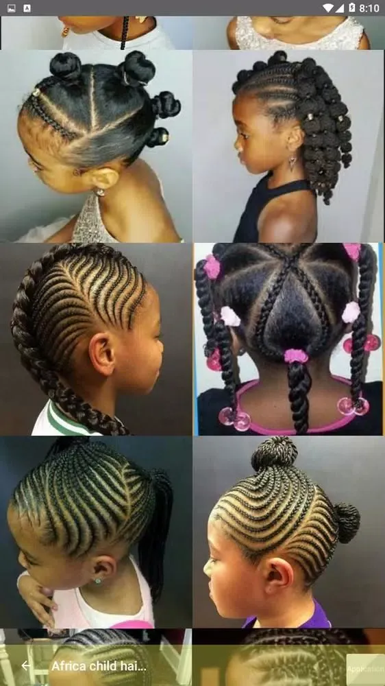 Africa child hair braided应用截图