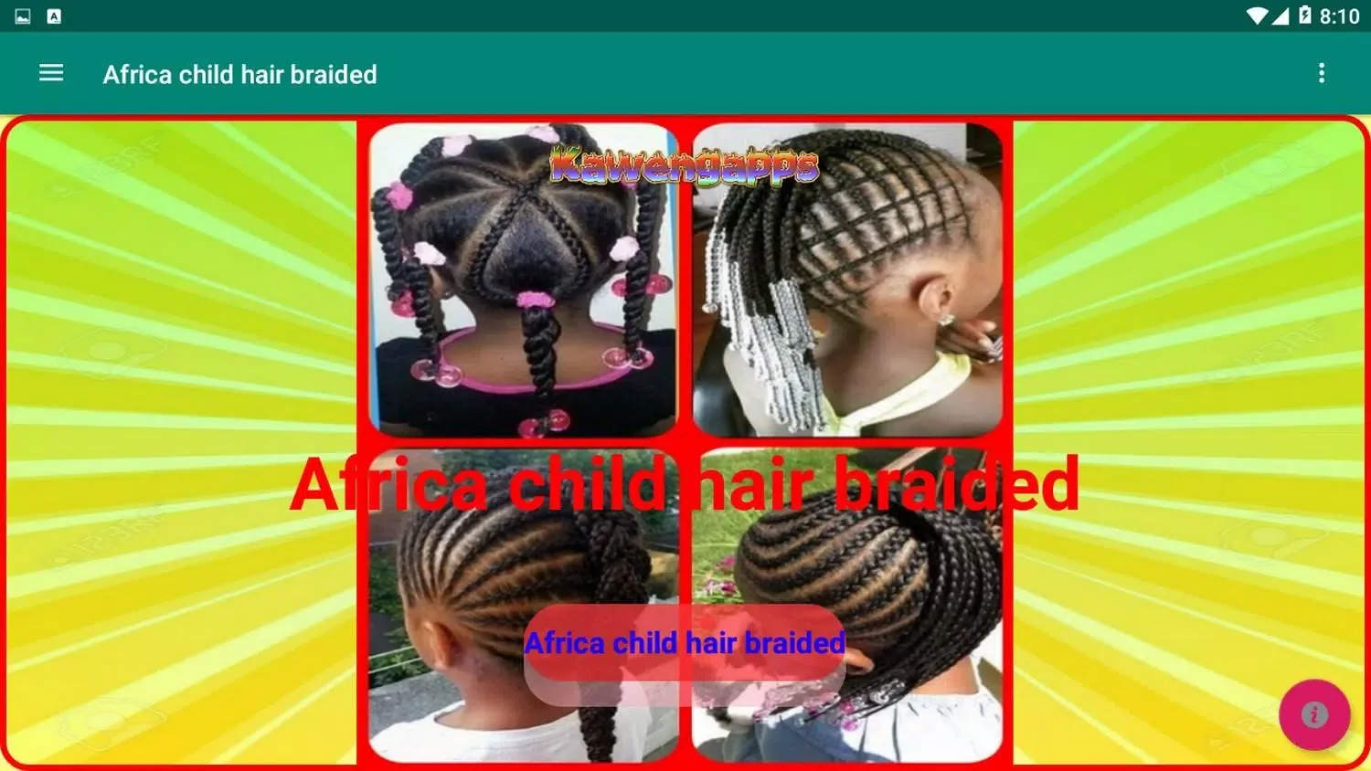 Africa child hair braided应用截图