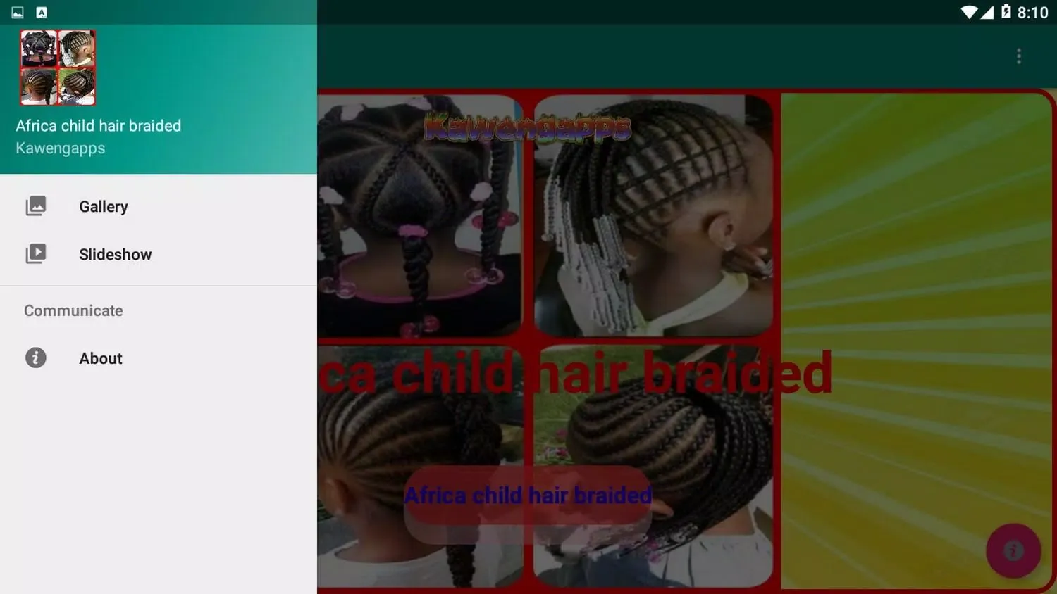 Africa child hair braided应用截图