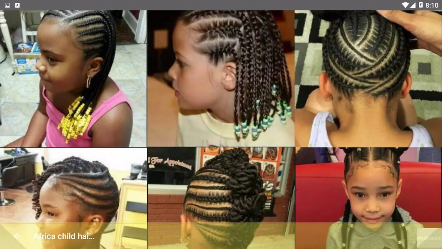 Africa child hair braided应用截图