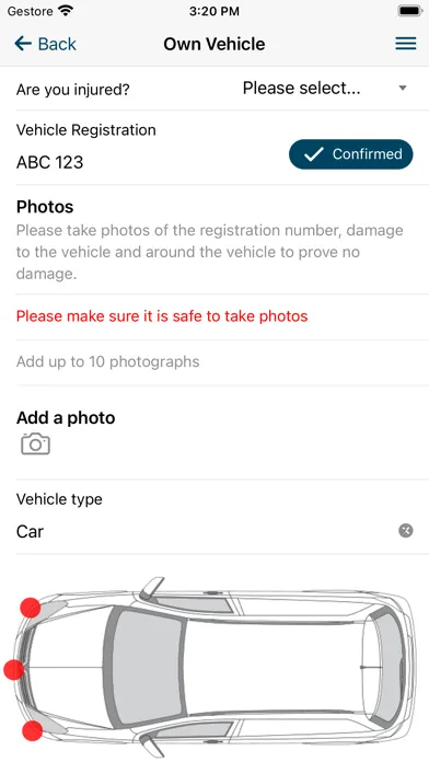 Captures d'écran de Adler Fairways Claims App