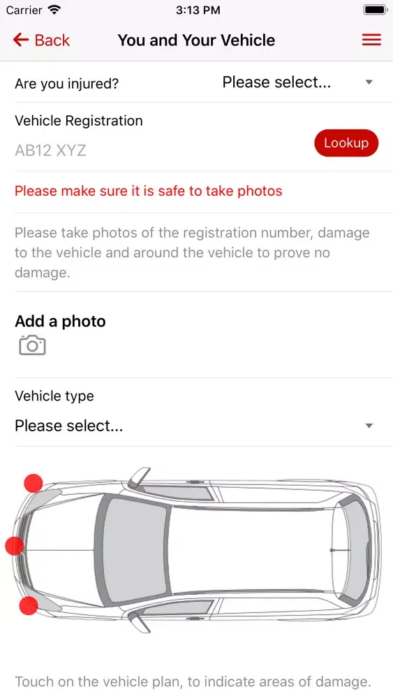 Zrzuty ekranu Harper Stairmand Claims App