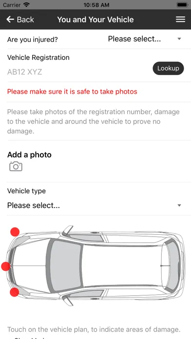 Todd & Cue Ltd Claims App Ekran Görüntüleri