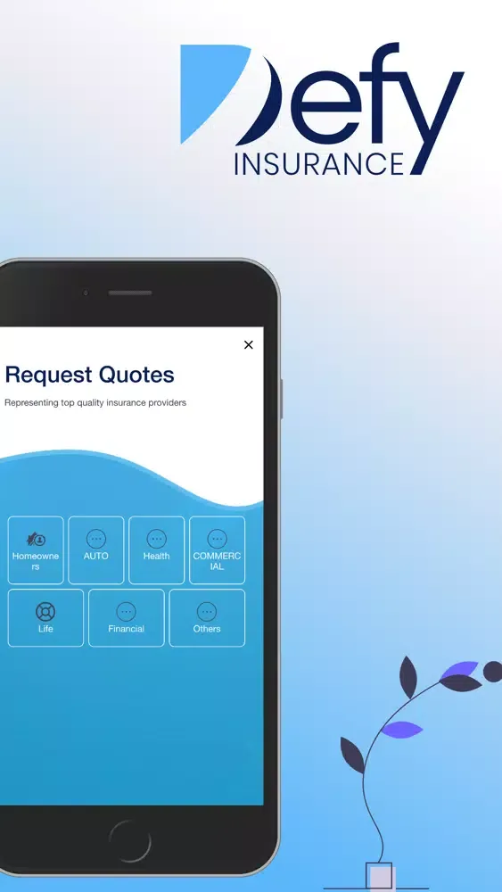 Capturas de tela do Defy Insurance Agency
