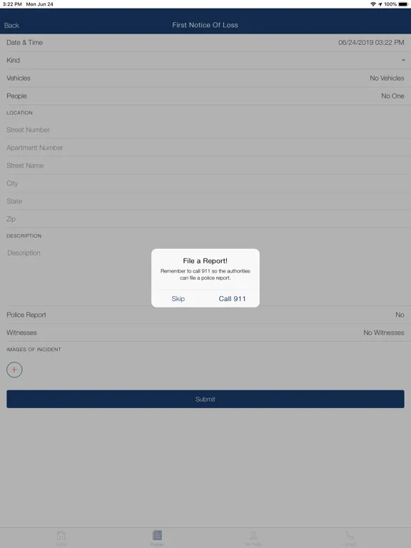 Ảnh chụp màn hình của Advantage Auto MGA iPad