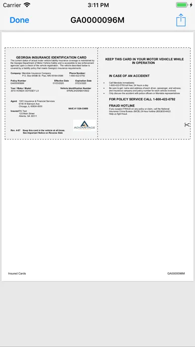 Ảnh chụp màn hình của Advantage Auto MGA