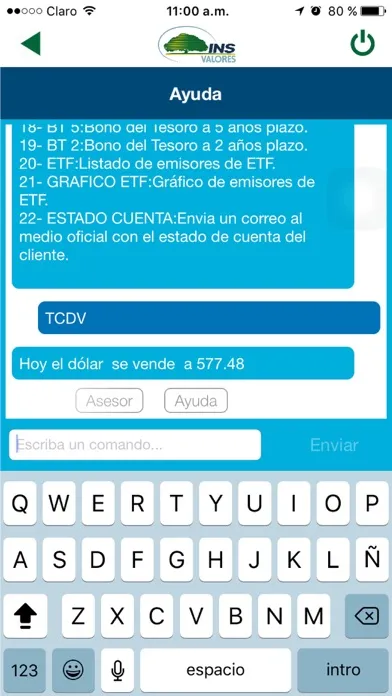 INS Valores 스크린샷