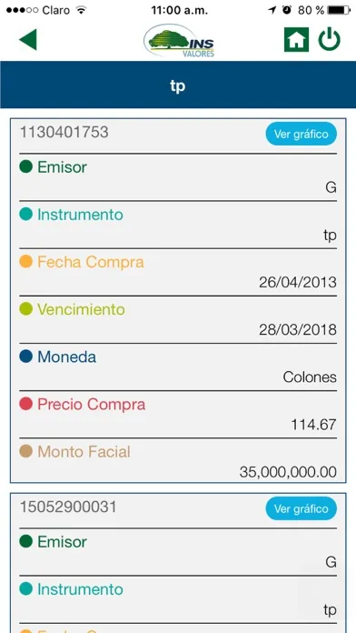 INS Valores 스크린샷