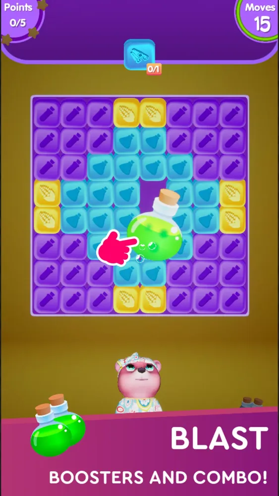 Blast Bonik: Match 3 Puzzle应用截图