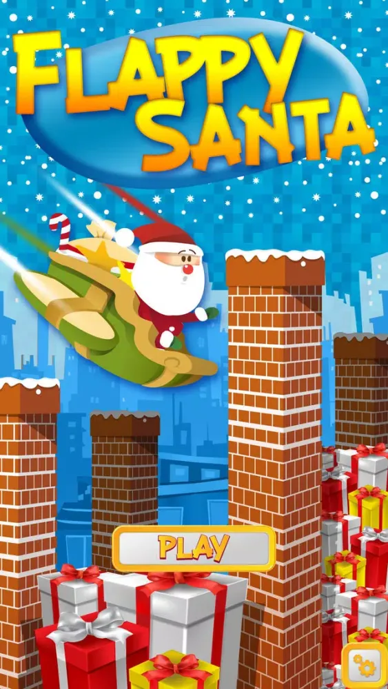 Dazzle Flappy Santa : Flying Santa Claus [Free]应用截图
