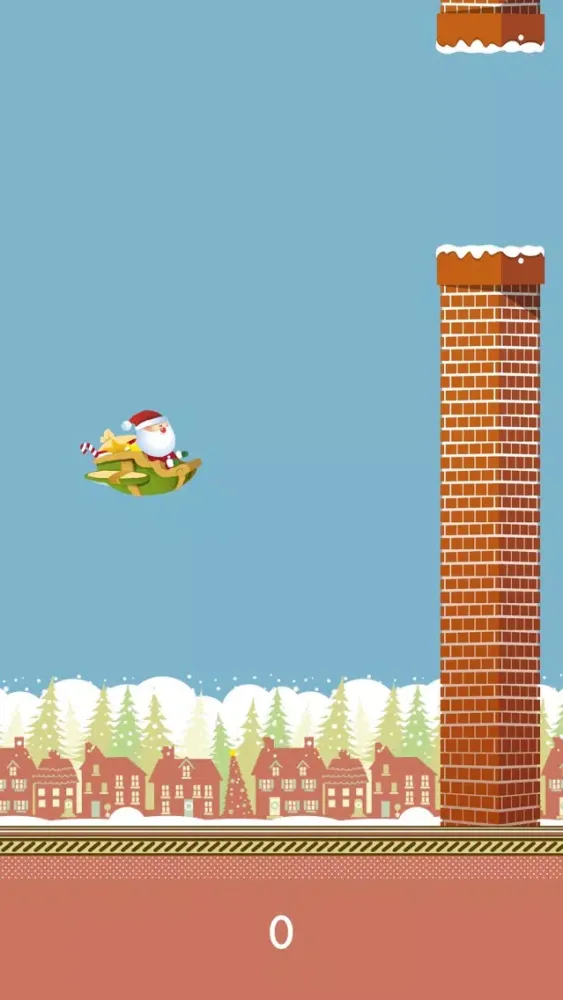 Dazzle Flappy Santa : Flying Santa Claus [Free]应用截图