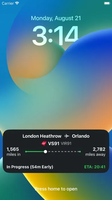 Screenshot di Flight Tracker