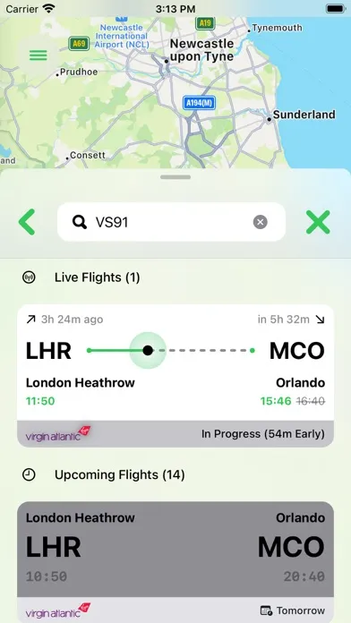 Screenshot di Flight Tracker