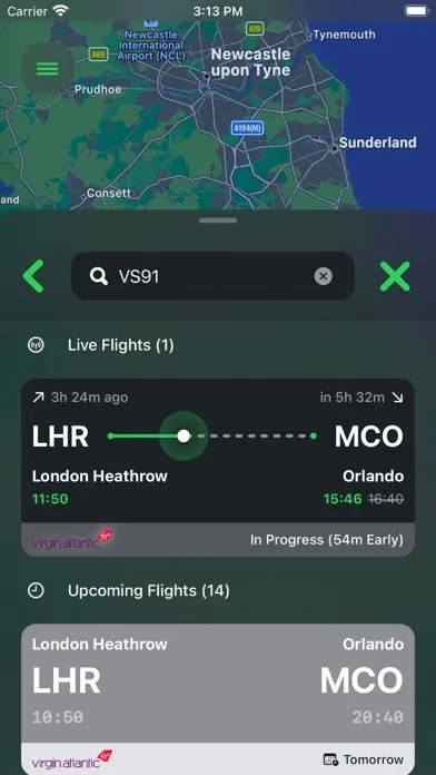 Screenshot di Flight Tracker