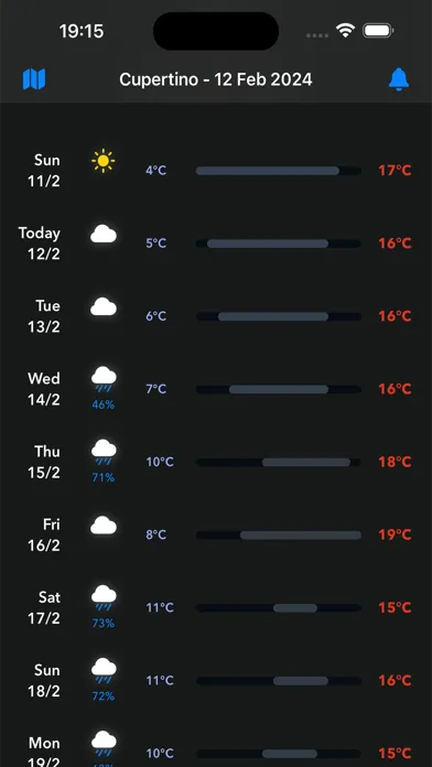 Zrzuty ekranu Weather App +
