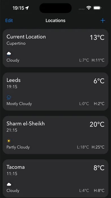 Zrzuty ekranu Weather App +