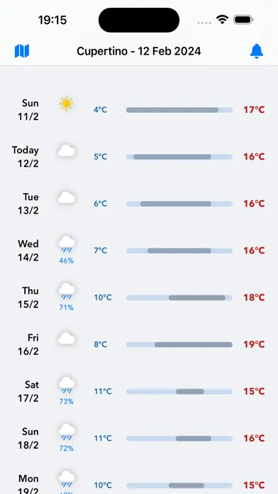 Zrzuty ekranu Weather App +