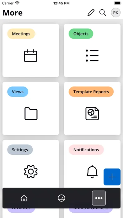 Capturas de tela do Intapp 2.0