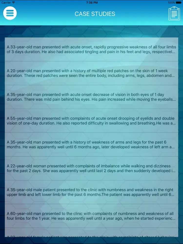 PROMPT App iPad  Screenshots