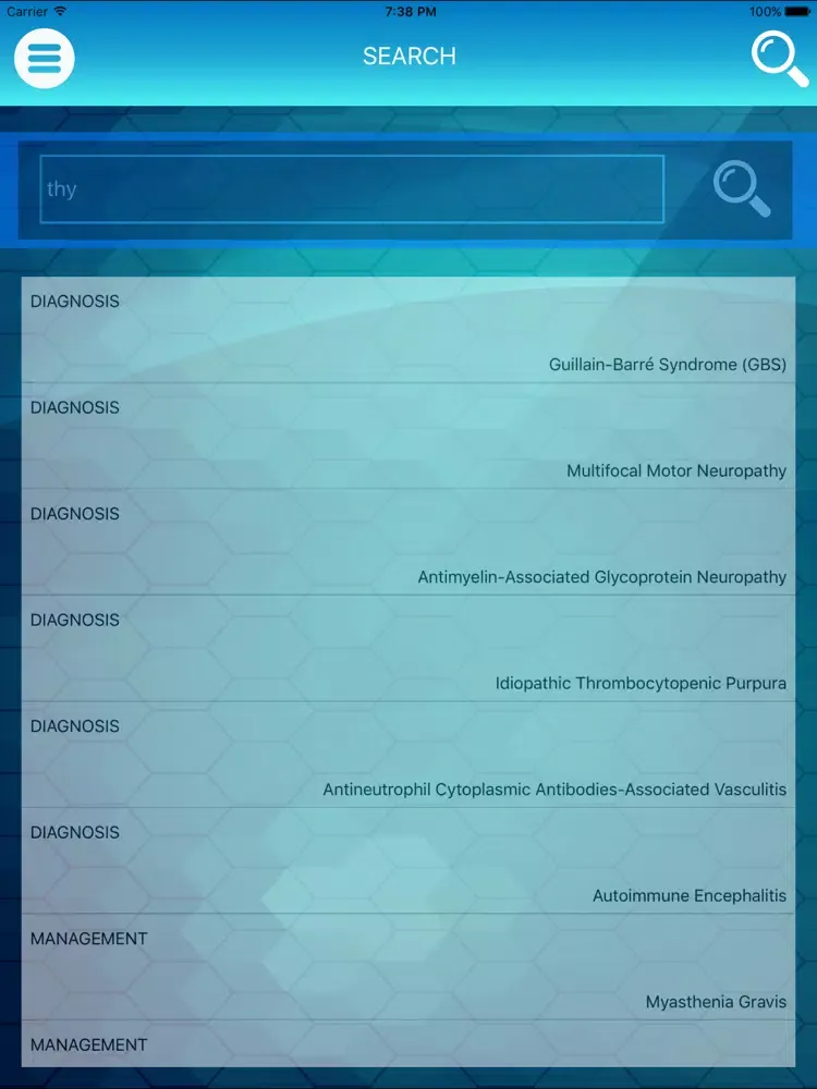 PROMPT App iPad  Screenshots