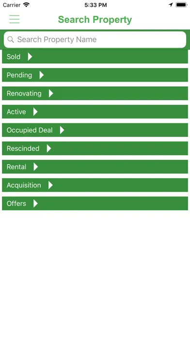 Home Rentals Dashboard 스크린샷