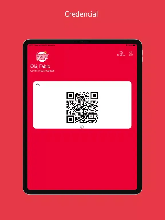 صور Comunidade de Clientes iFood iPad 