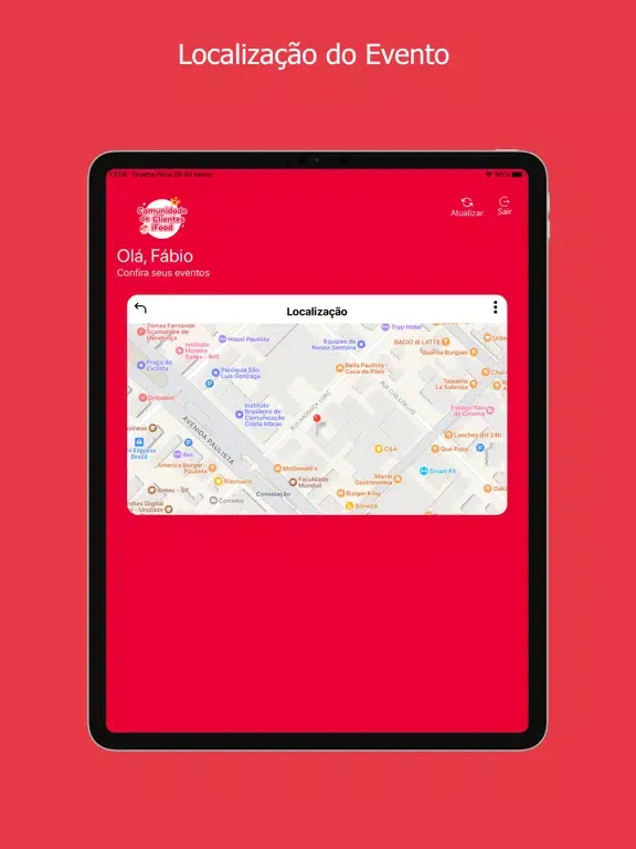 صور Comunidade de Clientes iFood iPad 