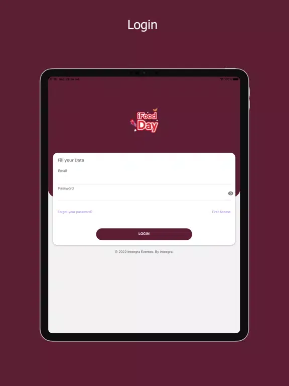 iFood Day iPad  Screenshots