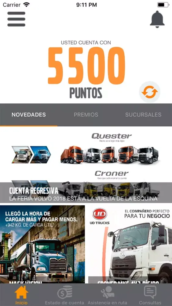 Capturas de pantalla de CLUB VOLVO NIBOL