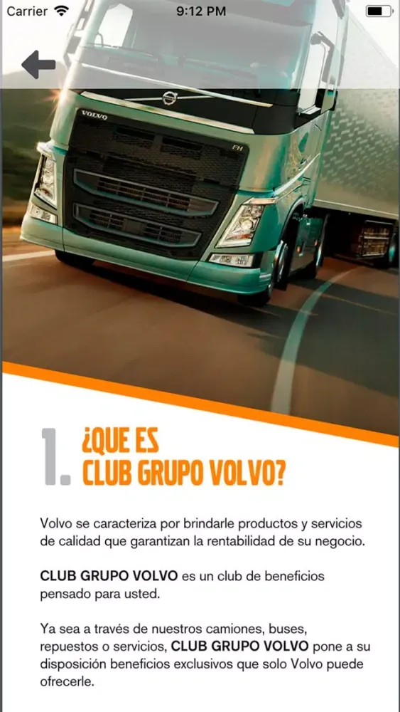 Capturas de pantalla de CLUB VOLVO NIBOL