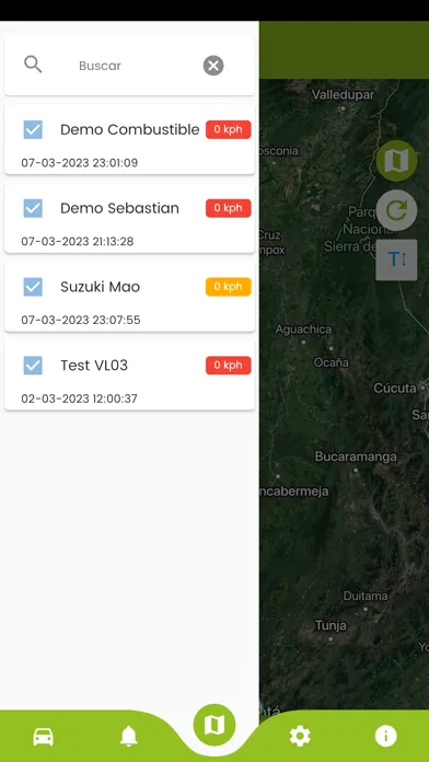 EXACTO GPS Ekran Görüntüleri