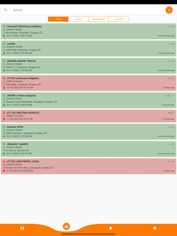 Screenshot di GLOBAL TRACKER iPad 