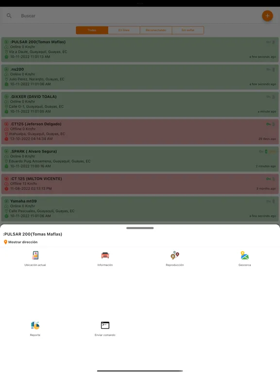 Screenshot di GLOBAL TRACKER iPad 