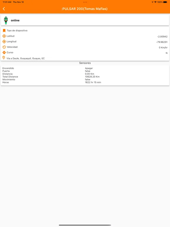 Screenshot di GLOBAL TRACKER iPad 