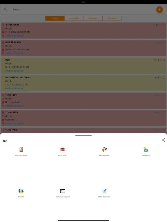 GPS EFICAR iPad  स्क्रीनशॉट