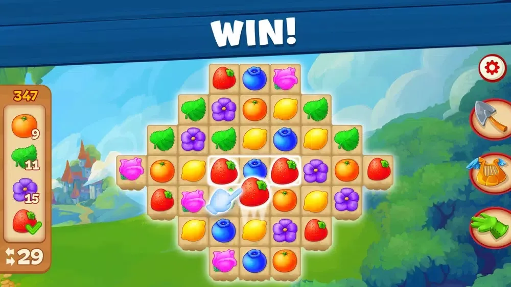 Wild Farm Match-3 Adventure 스크린샷