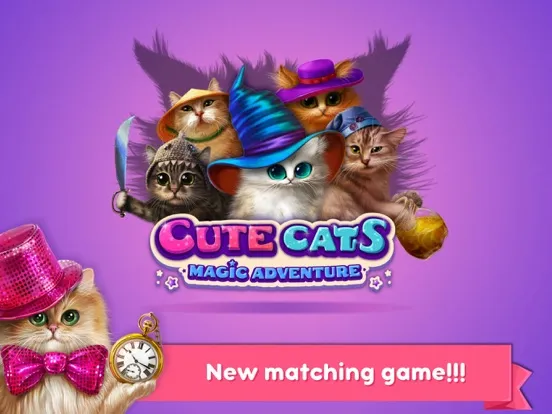 Cute Cats: Magic Adventure iPad 应用截图