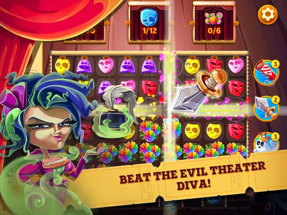 Ảnh chụp màn hình của Queen of Drama: Matching game iPad 