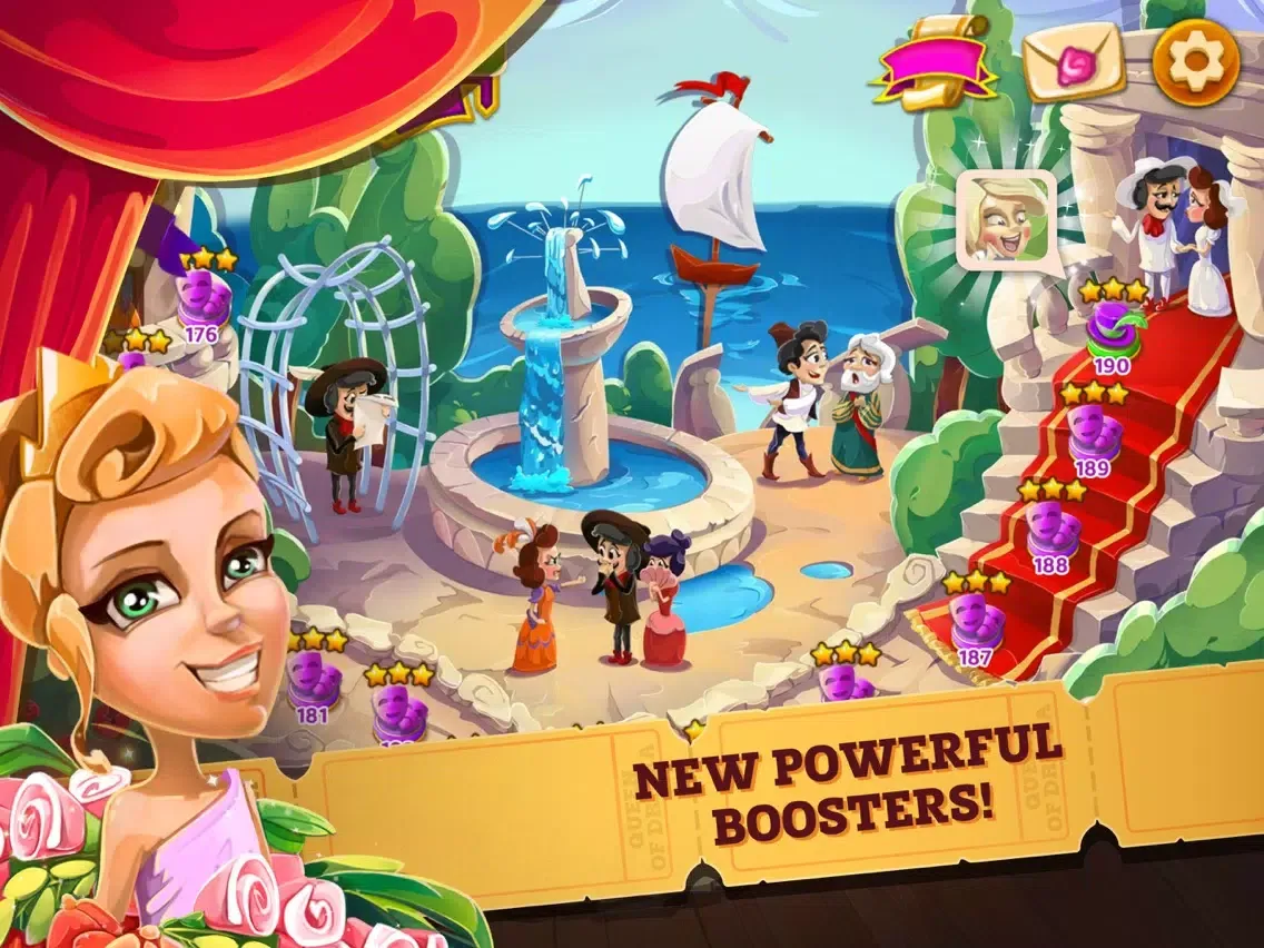 Ảnh chụp màn hình của Queen of Drama: Matching game iPad 