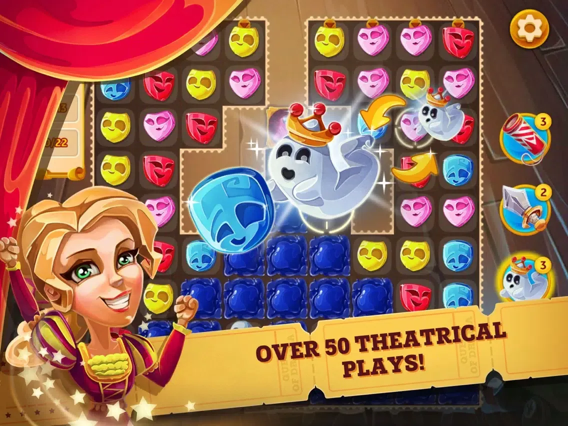 Ảnh chụp màn hình của Queen of Drama: Matching game iPad 