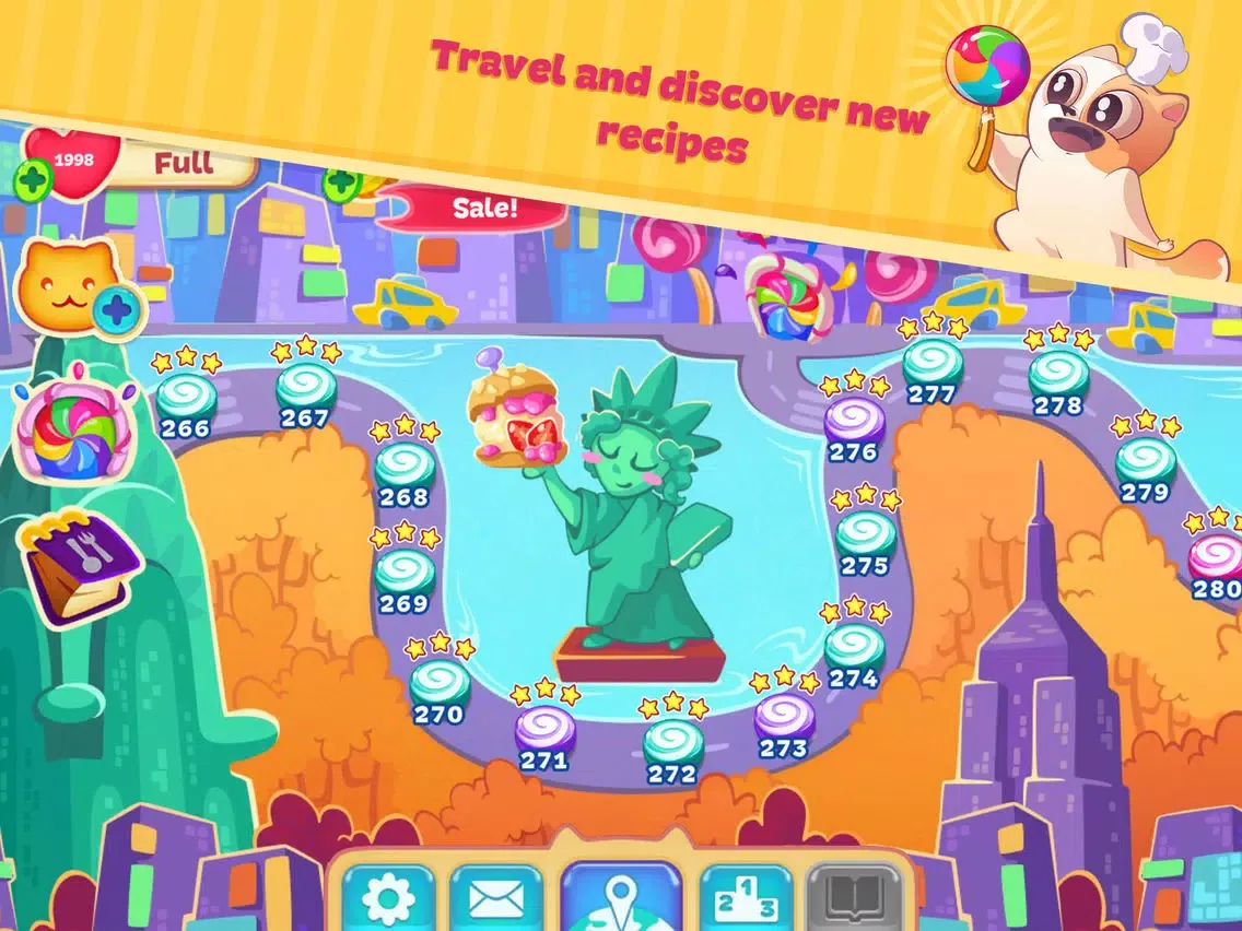 Sweety Kitty: Match-3 Game iPad  স্ক্রিনশট