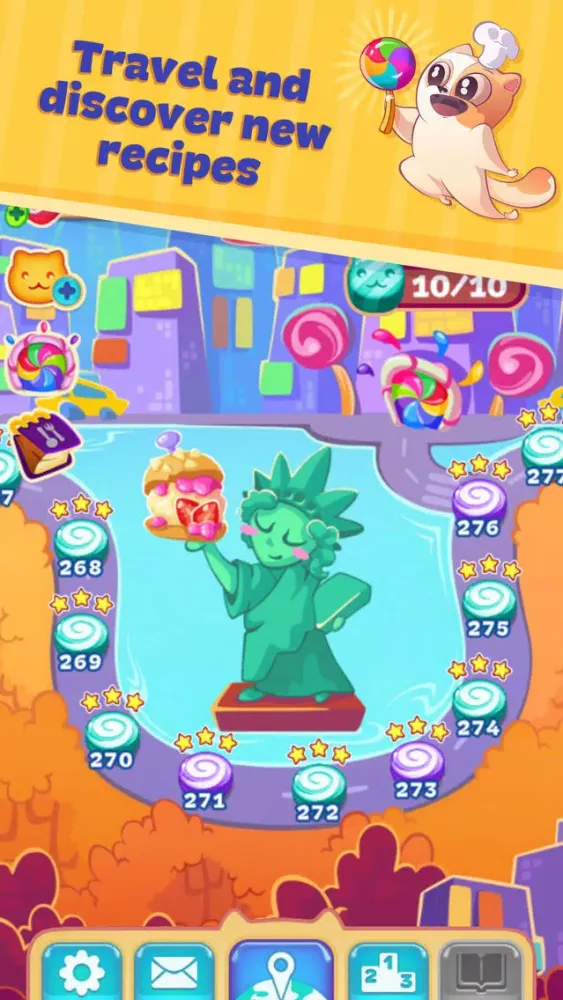 Sweety Kitty: Match-3 Game স্ক্রিনশট
