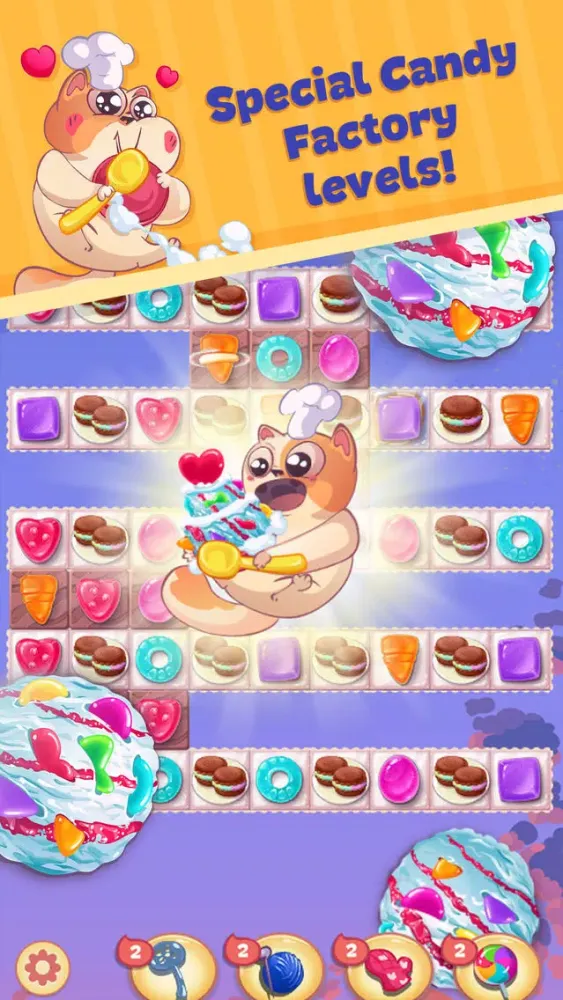 Sweety Kitty: Match-3 Game স্ক্রিনশট