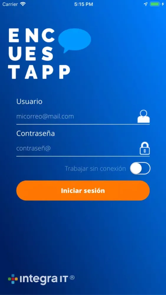 Zrzuty ekranu Encuestapp.