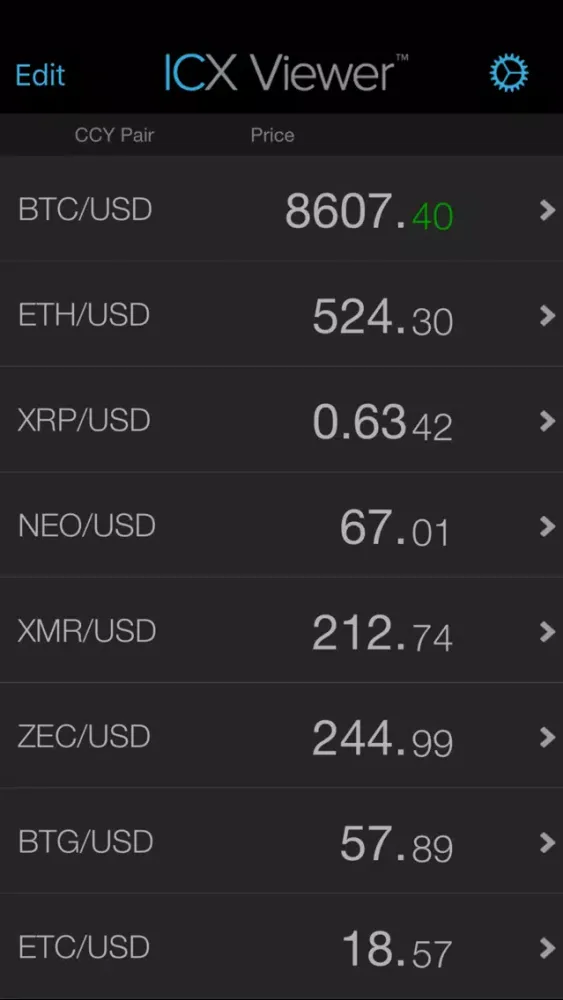 Capturas de pantalla de ICX Viewer