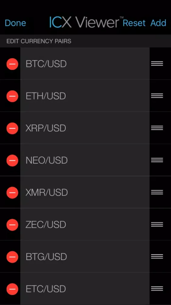 Capturas de pantalla de ICX Viewer
