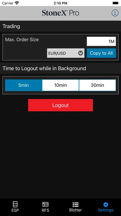 Tangkapan layar StoneX Pro