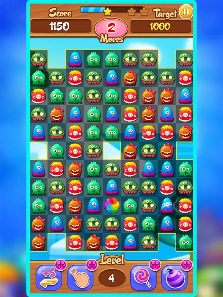 Candy Boo - Match 3 Mania iPad 應用截圖