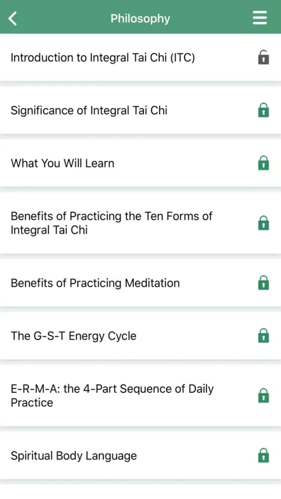 Capturas de pantalla de Integral Tai Chi